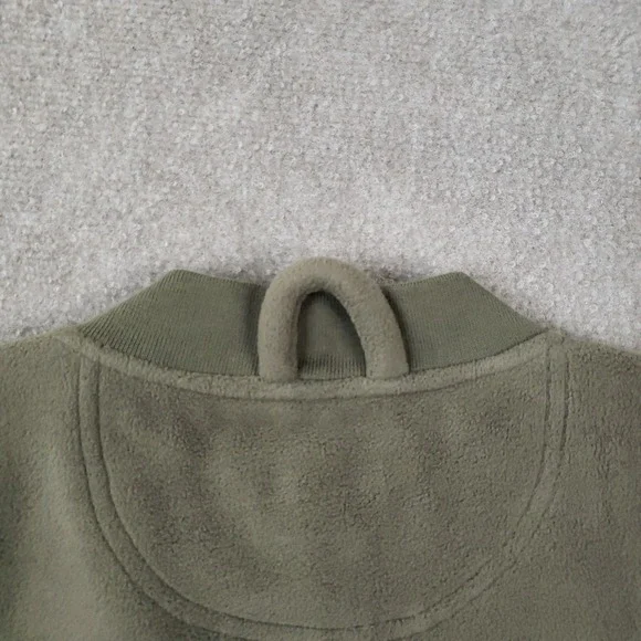 Boyt Harness Company Vest Men 2XL Green Fleece Full Zip Shoulder Patch‎ Shooting